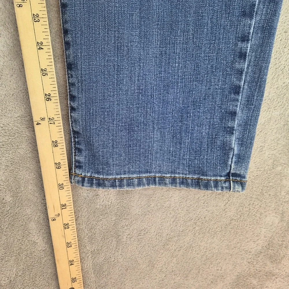 Lucky Brand 221 Straight Jeans Mens 40x30 Blue Denim Classic Fit Stretch